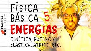  ENERGIA CINÉTICA, POTENCIAL, ATRITO, ELÁSTICA E MECÂNICA!! (Ensino Médio e ENEM 2024)