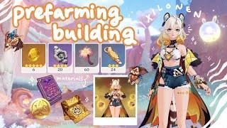 7 days of prefarming & building xilonen ‧₊˚彡 summoning xilonen ˖° learning her kit ‎⋆˙₊˚⊹𐙚₊˚⭒