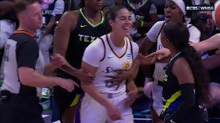 🫢 Arike Ogunbowale SHOVES Kia Nurse After Incidental Bump | Dallas Wings vs Los Angeles Sparks WNBA