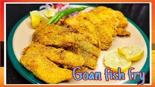 fish fry Recipe | chonak fish fry |Goan fish fry Recipe