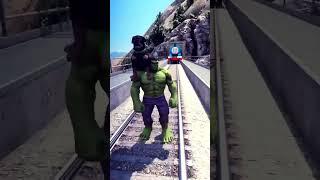 GTA V_ HULK SAVING CHOP FROM THOMAS THE TRAIN - Coffin Dance Song Cover