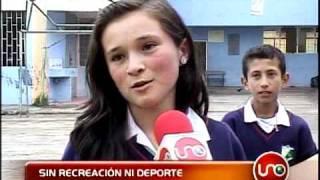 Sin recreación, ni deporte