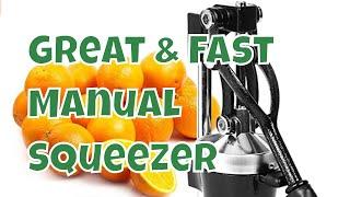 2 minute Review: Zulay Manual Commercial Orange / Lemon Squeezer B073CCDBRX restaurant grade citrus