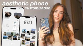 What’s on my iPhone 15 Pro Max | Aesthetic Customization, Widgets, DIY Wallpaper