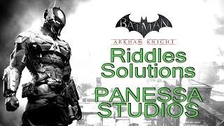 Batman: Arkham Knight - Panessa Studios - All Riddle Solutions, Trophies and Breakable Objects