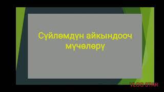 Суйломдун айкындооч мучолору