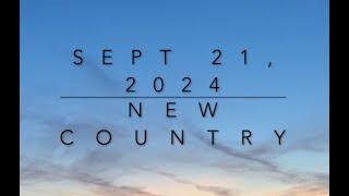 New Country Music (Sept 21, 2024)