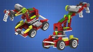 Модель "Погрузчик". Инструкция по сборке. The "Crane". Building instruction. LEGO WeDO.