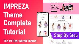 How to create an eCommerce website with impreza theme and WordPress - Impreza theme tutorial