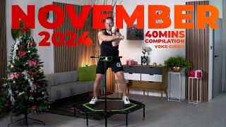 November 2024 - 40 MIN COMPILATION | Jumping Fitness | Jakub Novotny | Voice Cueing