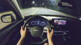 2021 Kia Telluride SX V-6 AWD - POV Night Drive (Binaural Audio)