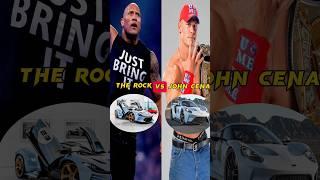 The Rock Vs John Cena Cars  #shorts