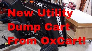 OxCart UTV Utility Trailer Yard Cart Unboxing.