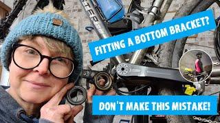 Don't make this mistake when fitting a (Praxis) bottom bracket!