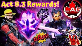 CEOSpiker Act 8.3 100% Exploration Rewards! 7-Star Crystal Opening! FTP Account! - MCOC