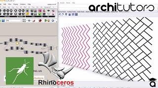 zigzag pattern in grasshopper in rhino | architutors