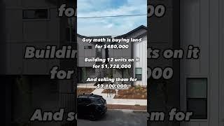Guy math for 12 units  #explore #build #realestate #newconstruction #development