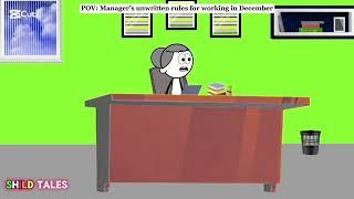 POV: Manager’s unwritten rules for working in December| AC: @emfandango