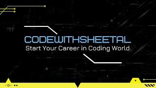 Start Learning Coding with CodewithSheetal #codewithsheetal #coder