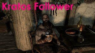 Skyrim Special Edition Mod Review God of War Kratos Follower