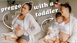 PREGNANT Morning Routine w/ a Toddler 2021 | Second Trimester