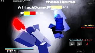 ROBLOX - Soulshatters: Old Sans best combo possible