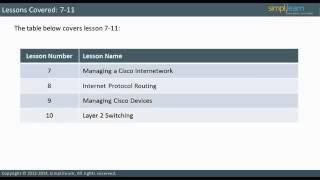 Cisco Certified Network Associate Training CCNA Routing and Switching CCNA Video Tutorial