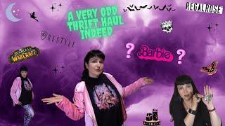 ODD FASHION ONLINE THRIFT HAUL - CLOTHES AND ACCESSORIES - WoW, MOTHS, RESTYLE AND... BARBIE???