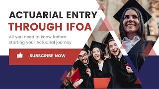 IFOA Actuarial Path || How to start and Beyond