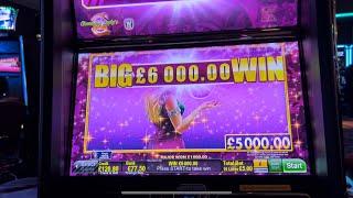 Casino Slots Session From Leeds Pt 3/3 -£5 Bets - Full Screen on Lucky Lady’s Boom + More