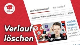 YouTube Suchverlauf und Wiedergabeverlauf löschen | QuickTipp