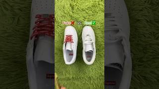 Real Vs Fake Supreme Air Force 1 #sneakerhead #sneakers #viral