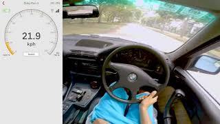 BMW 520i E34 1JZ GTE | 0-100kmh | Racebox