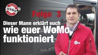 So wird ein neues Wohnmobil bei Dümo übergeben - Folge 3  - Das Bedienpanel.