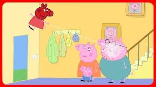 Peppa Spider Pig. Cartoon parody.