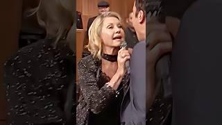 Jimmy and Olivia Newton-John Sing "You're The One That I Want"  #interview #OliviaNewton #shorts