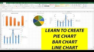 Learn How to create Basic Report in Excel | Excel Charts Tutorial