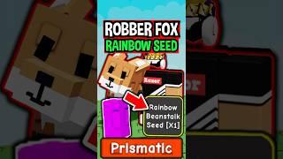 Can ROBBER FOX STEAL RAINBOW SEEDS in Roblox Grow a Garden..