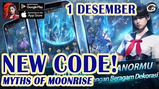 NEW CODE Myths of Moonrise Giftcode & Redeem Code 1 Desember 2024  - Mobile Game (Android/IOS)