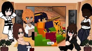 [NTR] Kokujin no Tenkousei React to Hiroki as INCENDIUS || Gacha reacts to Minecraft + HamoodeG & AJ