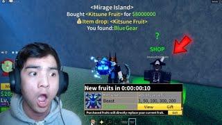 Hunting 24 Hours Mirage Island To Get KITSUNE FRUIT From Advanced Fruit Dealer In Blox Fruits!