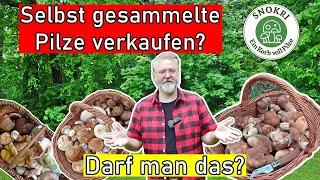 Pilze verkaufen die man gesammelt hat? Ist das erlaubt?