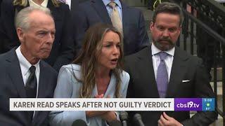 Karen Read speaks out after cleared of murder, manslaughter charges