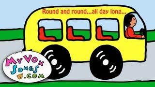 Wheels on the bus - Nursery Rhymes HD