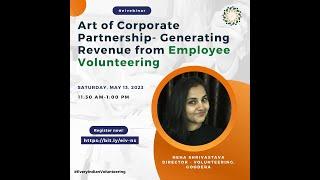 Art of Corporate Partnerships - Generating Revenue through Employee Volunteering