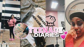 TEENAGE DIARIES | IM MOVING?? New Piercings + Hanging Out W/ Friends + HAIR STYLIST HORROR STORY!!