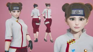 Honey Select 2 - Card - Tenten - Naruto Shippuden.