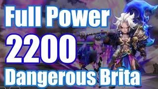 Full Power ATK 2200 & Additional DMG 26% Brita Debut, she is sooo dangerous【Summoners War RTA】