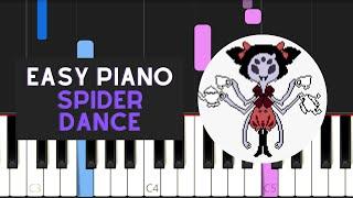 Spider Dance (EASY Piano Tutorial) - Undertale