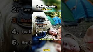 Ranking The Funniest AI Videos #viralvideo #viralshorts #funny #shorts #funnyshorts #ai #chimp